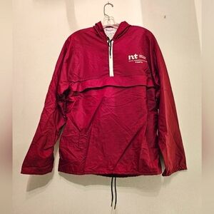 Vintage 1980's Debronis Burgundy Windbreaker | Size Medium